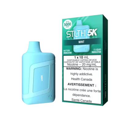STLTH 5K - Mint - 20 mg/mL (wholeseller) - Excise ON, 20 mg/mL (wholeseller) - Excise AB