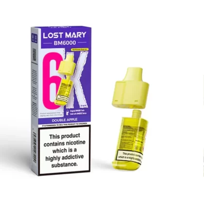 Lost Mary BM6000 Prefilled Replacement Pods – Double Apple 20mg