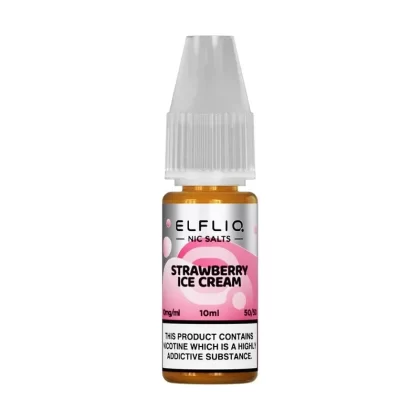 ELF BAR ELFLIQ STRAWBERRY SNOOW 10ML NIC SALT E-LIQUID