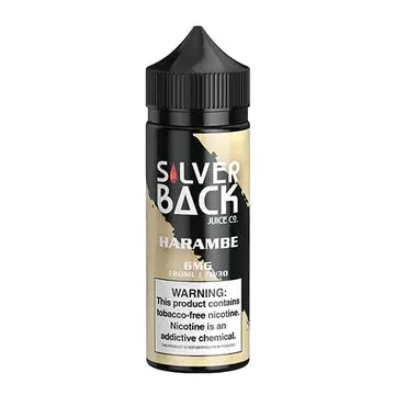 Silver Back E-Liquid | Harambe - Nicotine#0mg>3mg>6mg