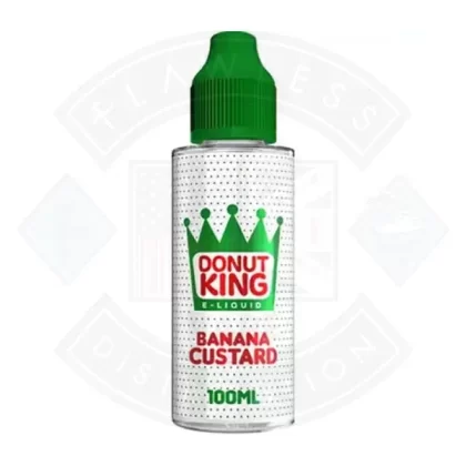 Donut King – Banana Custard 0mg 100ml Shortfill