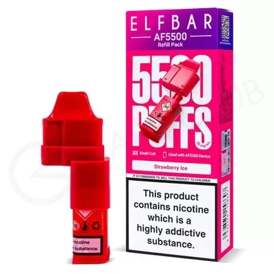 Strawberry Ice Elf Bar AF5500 Refill Pack - Ecigpremium