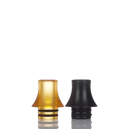 VaporDNA Volcano Wide Bore 510 Drip Tip - Black Delrin, Ultem