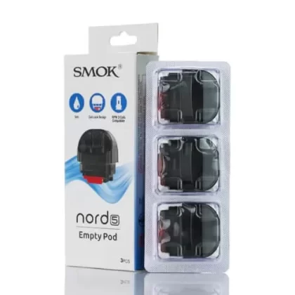 SMOK Nord 5 Empty Replacement Pods - Vapecraftinc