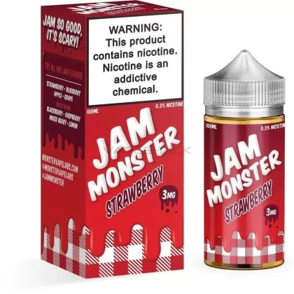 Jam Monster Liquids – Strawberry – 100ML