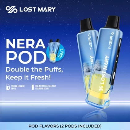 Lost Mary NERA 70K Disposable POD - 70,000 Puffs - Polar Mint 🆕