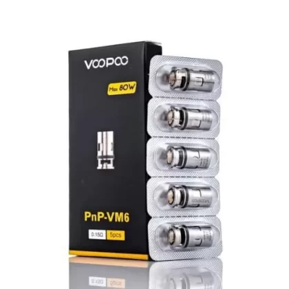 VOOPOO PNP-VM6 0.15 OHM COILS - 1 PCS, Pack Of 3; PNP-VM6 0.16OHM