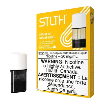STLTH E-Liquid Pod Pack – Banana Ice - Nicotine Strength#20mg/ml