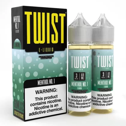Twist e-Liquids Menthol No. 1 eJuice - 120mL (2x60mL); Vape Product, Vape Product; Twist eLiquids