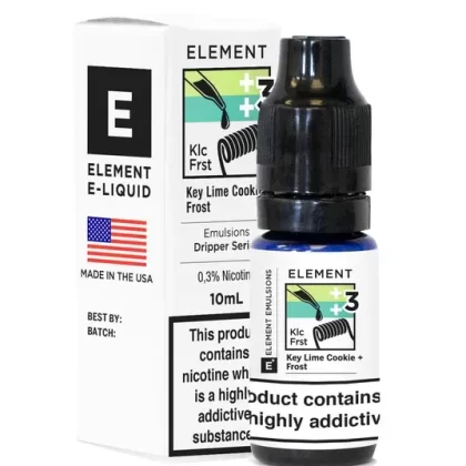 Element Emulsions Key Lime Cookie + Frost High VG ELiquid