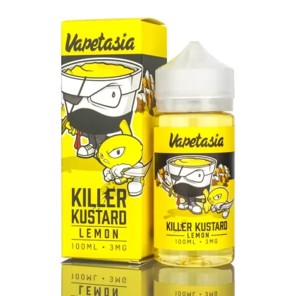 KILLER KUSTARD LEMON BY VAPETASIA – 100ML (3mg,6mg)