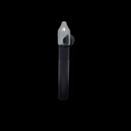 Glass Mouthpiece for Pivot by VGoodiEZ - Color/ Style#Clear Cylinder>Black Cone>Green Cone