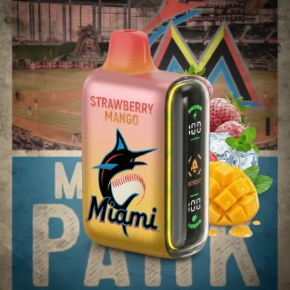 Miami Marlins – ?InkSkin Pulse 15000 Puffs new – 10+ Flavour Choices ???