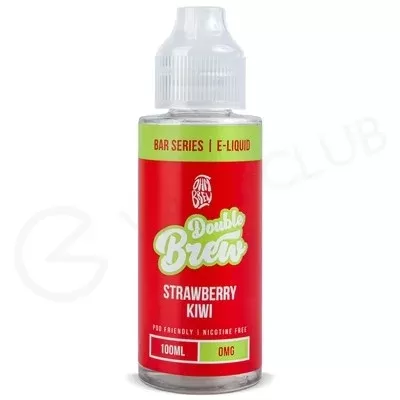 Strawberry Kiwi Shortfill E-Liquid by Double Brew Bar Series 100ml