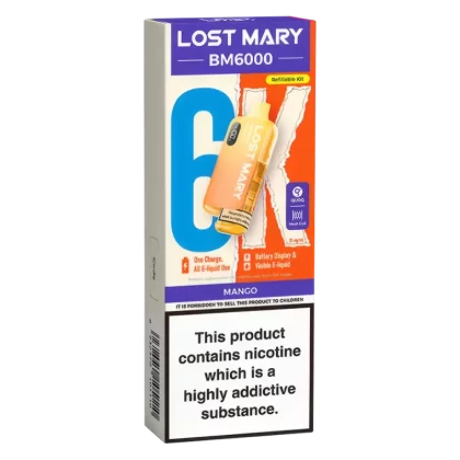 Lost Mary Vape BM6000 Mango Vape Kit