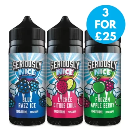0mg Doozy Vape Co Seriously Nice 100ml Shortfill (70VG/30PG) - Vape Co