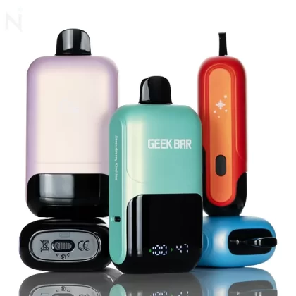 Geek Bar Ice Prince 50,000 Puffs Disposable - Banana Taffy Freeze