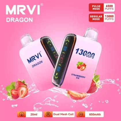 MRVI Dragon 13000 Puffs | 2%-5% strength, 20mL, dual mesh, dual mode, bulk vape - Aiviouvapes