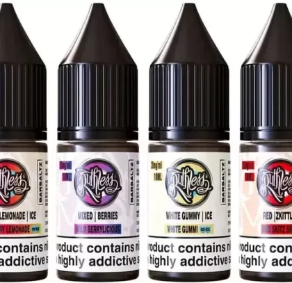 Ruthless 10ml Nic Salt E-liquid Bar Juice Salt 10mg | 20mg | (PACK OF10)