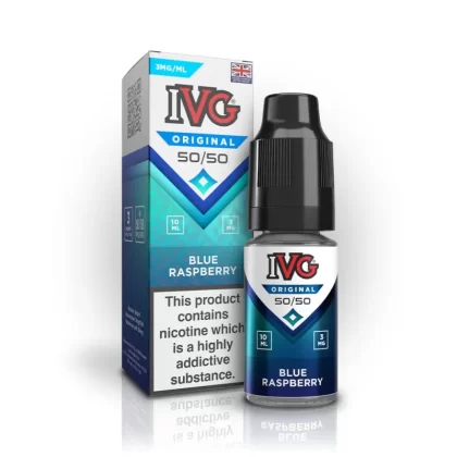 IVG Original 50/50 Blue Raspberry - 10 Pack - 3mg