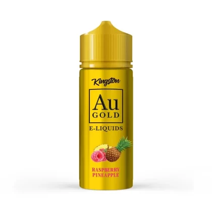 RASPBERRY PINEAPPLE E LIQUID AU GOLD BY KINGSTON 100ML 70VG
