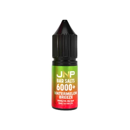 JNP 6000+ Bar Salts Watermelon Breeze E Liquid - Nicotine Strength#20mg>10mg (4ED768)