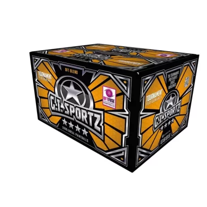 G.I. Sportz 4-Star Paintballs – 2000Ct | .68 Cal