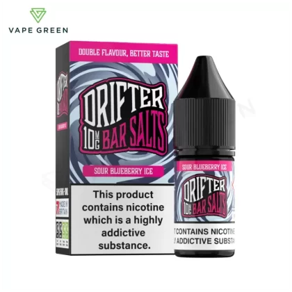 Sour Blueberry Ice Nic Salt E-Liquid by Drifter Bar Salts - Eliquidsupply