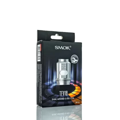 SMOK TFV18 Replacement Coils - Pack of 3 - 0.15 ohm Dual Meshed