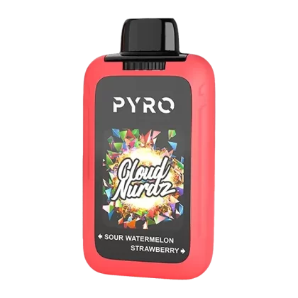 Sour Watermelon/Strawberry CLOUD NURDZ X PYRO Duo - Customer Group#VAP~Nicotine#50mg~Size#Single>5 Pack