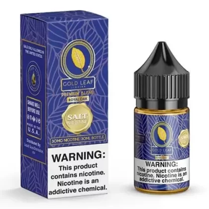 ROYAL OAK SALT BY GOLD LEAF LIQUIDS SALTS 30ML - Vape Product, Vape Product