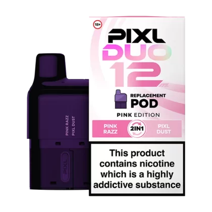 Pink Edition Pixl Duo 12 Refill Pack - 20mg - Vape Product (0CD02B)