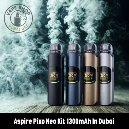 Aspire Pixo Neo Kit 1300mAh In Dubai - Black, Charcoal Blue (B667FD)