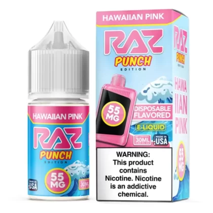 Hawaiian Pink – Pod Juice Salts x RAZ E-Liquid – 30mL (Punch Edition)
