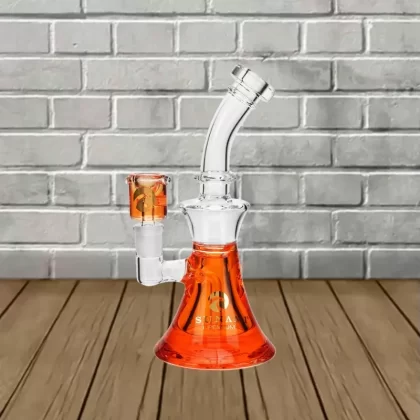 Tsunami 10″ Glass Curved Neck Freezable Glycerine Water Pipe