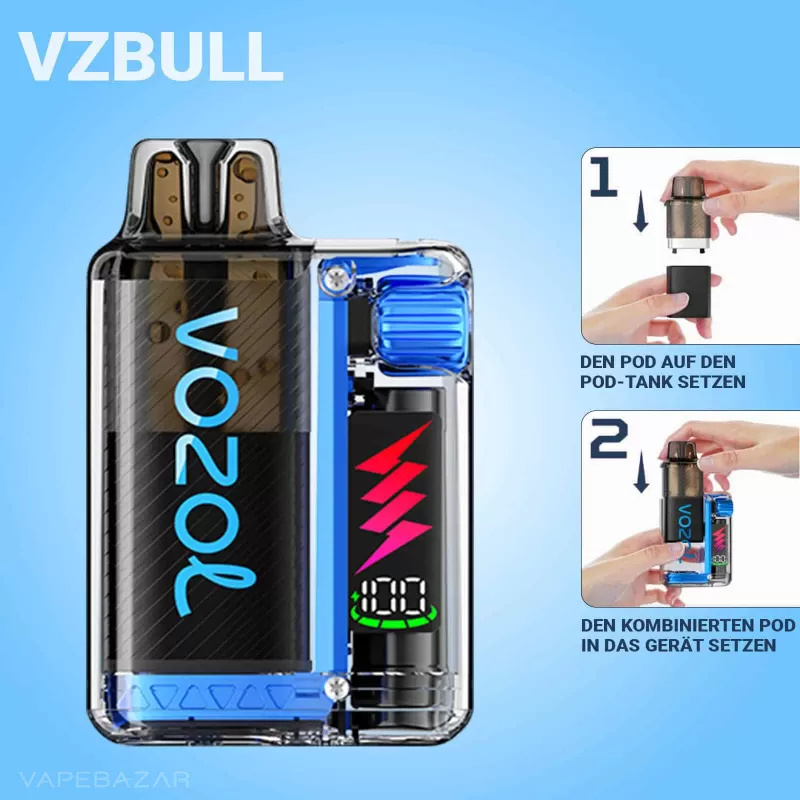 Vozol Vista Plug – VZBULL Starter Kit - Vapebazar - Image 2