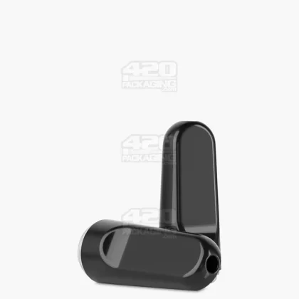 RAE | Flat Vape Mouthpiece for Screw On Ceramic Cartridges | Black Ceramic – Screw On – 400 Count