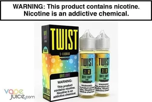WHITE GRAPE BY TWIST E LIQUID 120ML - Vapejuice