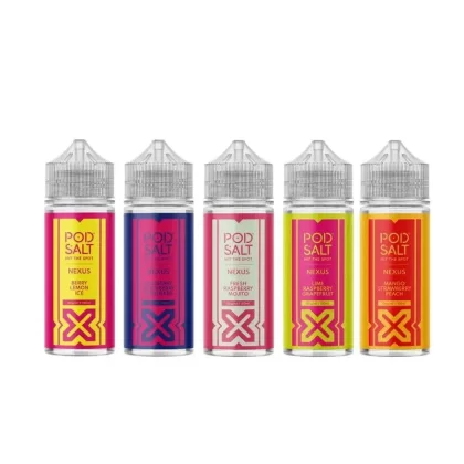 Pod Salt Nexus 100ml Shortfill E-Liquids - Blueberry Blackberry Lemonade