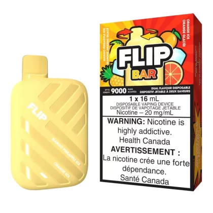 Flip Bar Disposable – Mango Pineapple Ice & Orange Ice