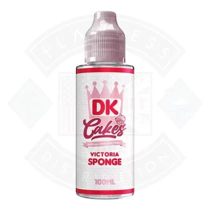 Donut King Cake – Victoria Sponge 0mg 100ml Shortfill