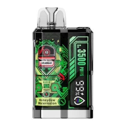 Honeydew Watermelon Dragbar B3500 - VAP; Vape Product; 10 Pack, Single