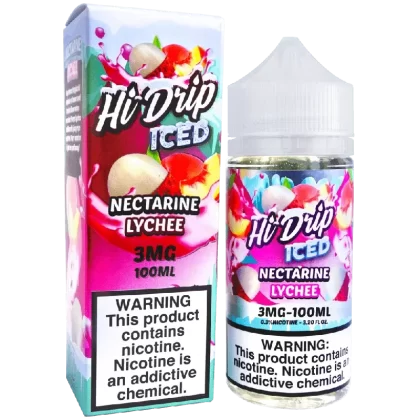 ICED Nectarine Lychee By HI-DRIP E-Liquid (100ml)