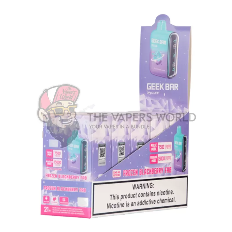 Geek Bar Pulse FROZEN Edition Disposable Vape 15000 Puffs - Thevapersworld - Image 2
