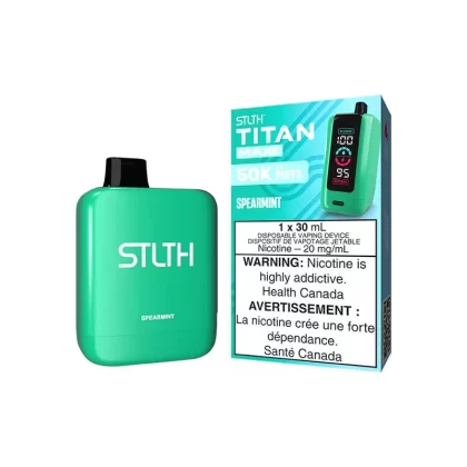 STLTH Titan Max Disposable Vape – 50k Puffs – Spearmint - Ecigdepot