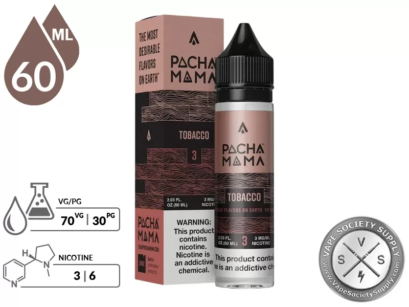 Tobacco PACHA MAMA 60ml - Image 2