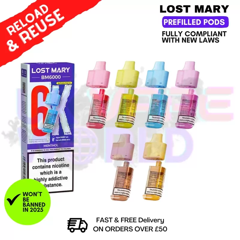 Lost Mary 6K Replacement Pod – ONLY £5.99