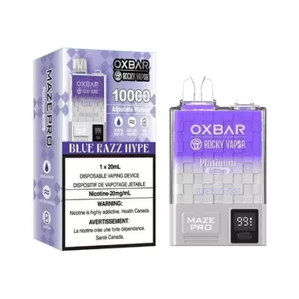 Oxbar Maze Pro – Blue Razz Hype – 10000 Puffs