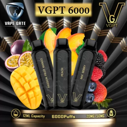 VGPT DISPOSABLE VAPE (6000 Puffs) - 20 mg / Strawberry Mango