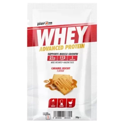 Per4m Advanced Whey Protein 30g Sachet – Caramel Biscuit